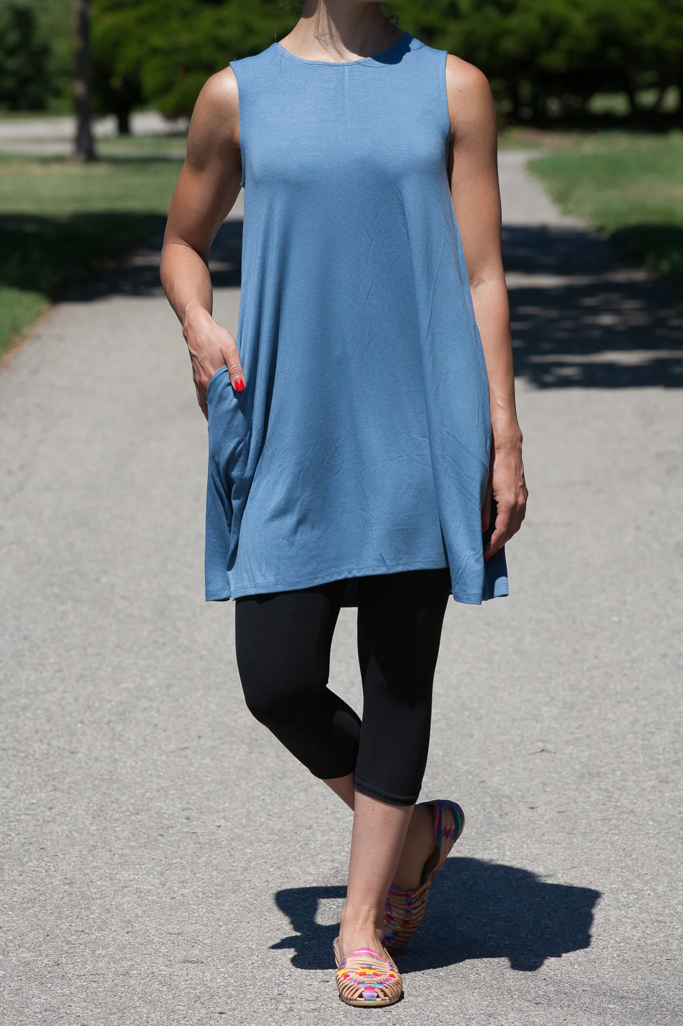 Long Tank Tunic (WITH POCKETS) - Image 40